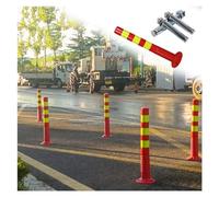 Bornes réfléchissantes de sécurité pour Parking - Lot de 2 à 20 cônes de signalisation Flexibles pour allées et Usage Commercial - Cônes de signalisation en Plastique avec Bandes de visibili