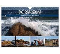 Bornholm - l'île ensoleillée de la mer Baltique, Version française (Calendrier mural 2026 DIN A4 portrait), Calendrier CALVENDO mensuel