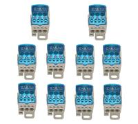 Bornier, 10pcs UKK-80A Bornier Rail Din, Boîte De Jonction 16 mm², Boite de Distribution Electrique, Borniers Electrique, Pour Armoires De Distributio Armoires Haute Tension