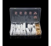 Bornier, 200 / 580pcs 2.8mm 2/3/4/6 Pin moto Homme Borne de câblage automobile électrique femelle Kits de câble Connecteur Résistant aux hautes températures(200pcs)