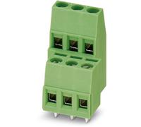 Bornier à 2 étages Phoenix Contact MKKDS 1,5/ 3 1725025 1.50 mm² Nombre de pôles 6 vert 100 pc(s)