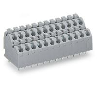 Bornier à 2 étages WAGO 250-706 1.00 mm² Nombre de pôles 12 gris 84 pc(s)