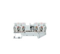 Bornier à diodes for rail DIN 1N4007 1 A/1200 V 2,5 mm PT 2,5/PTTB 2,5/PT2,5-TW/PT2,5-QU-DT 10 pièces(PT2.5-QU-DT)