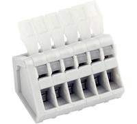 Bornier à ressort PTR Hartmann AK3191/8KD-2.5 53191081001D 0.50 mm² Nombre de pôles 8 gris galet