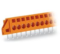 Bornier à ressort WAGO 231-635/023-000 Nombre de pôles 5 orange 50 pc(s)