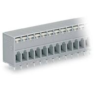 Bornier à ressort WAGO 741-112 2.50 mm² Nombre de pôles 12 gris 60 pc(s)