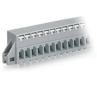 Bornier à ressort WAGO 741-146 2.50 mm² Nombre de pôles 16 gris 40 pc(s)