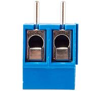 BORNIER A VIS, 2 POLES, BLEU