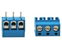 BORNIER A VIS, 3 POLES, BLEU