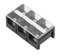 Bornier à Vis Double Rangée électrique Isolé AC600V 100A (6 Points)