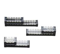 Bornier à vis for barrière TB15/25, connecteur de fils série TB 600 V, 15 A, 25 A, 3/4/6/8/10/12 positions(TB1504)