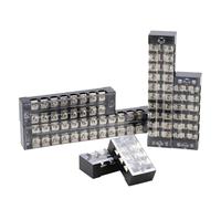 Bornier à vis for barrière TB15/25, connecteur de fils série TB, 600 V, 15 A, 25 A, 3/4/6/8/10/12 positions(TB1506)