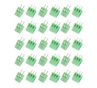 Bornier à Vis Pcb 2p 3p Emboîtable 50 Pièces Cuivre Vert