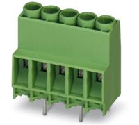 Bornier à vis Phoenix Contact MKDS 5N HV/ 2-ZB-6,35 1777545 4.00 mm² Nombre de pôles 2 vert 50 pc(s)