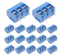 Bornier à Vis pour Pcb Bleu 20 Pièces en Acier Étamé