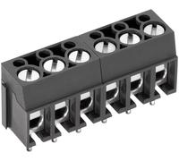 Bornier à vis PTR Hartmann AK100/4DS-5.0-V 50100040121G 2.50 mm² Nombre de pôles 4 gris