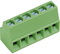 Bornier à vis PTR Hartmann AKZ692/3-2.54-V-GRÜN 50692030021E 0.75 mm² Nombre de pôles 3 vert