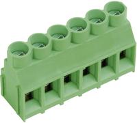 Bornier à vis PTR Hartmann AKZ840/2-6.35-V 50840020201D 4.00 mm² Nombre de pôles 2 vert