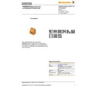 Bornier à vis Weidmüller LL 5.08/02/90 3.2SN BL BX 2567010000 4 mm² Nombre de pôles 2 bleu 2500 pc(s)