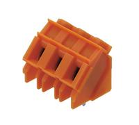 Bornier à vis Weidmüller LP7.62/2/135 3.2 OR 1595790000 4 mm² Nombre de pôles 2 orange 100 pc(s)