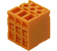 Bornier à vis Weidmüller TOP4GS3/180 6.35 OR 1786200000 4 mm² Nombre de pôles 3 orange 100 pc(s)