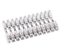 Bornier blanc 24 pôles 10 A - 10 mm² mâle-femm 380 V 10 pièces