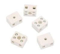 Bornier Céramique, Domino Ceramique Haute Temperature, Connecteurs Céramique Température Porcelaine, Céramiques Borniers Porcelaine Électrique Fil Câble, Connecteur Résistant à Hautes Températures