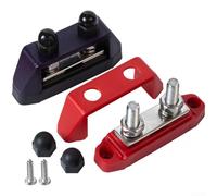 Bornier de batterie 12 V-48 V avec couvercle, boîte de jonction de câble de connecteur d'alimentation 150 A pour systèmes électriques de camping-car, moto, véhicule tout-terrain (8 mm par paire)