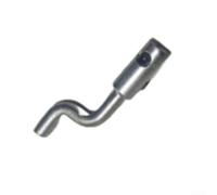 Bornier de câble d'accélérateur de type Z, compatible avec commande de frein moteur de tondeuse à gazon, tracteur, pièce de rechange en métal Dogleg (B)