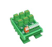 Bornier de capteur PLC 6 canaux 5-24 V à montage sur rail DIN, interrupteur de proximité photoélectrique de table, 8 positions, 2 fils, 3 fils(Spring Terminal,PNP)