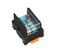 Bornier de capteur PLC, module de bornier PLC à électrovanne de commutateur de proximité photoélectrique à deux/trois fils(4C With Cover)