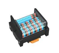 Bornier de capteur PLC, module de bornier PLC à électrovanne de commutateur de proximité photoélectrique à deux/trois fils(10C With Cover)