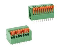 Bornier de connecteur à ressort de fil PCB épissable, 2.54mm DG141V FFKDS/V droit KF141R à Angle droit FFKDS/H 150V/2A, 10 pièces(141V Vertical,8P)