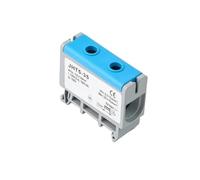 Bornier de dérivation de câble for tableau de distribution JHT5 35 mm², connecteur à pince en aluminium/cuivre, boîtier à courant élevé(JHT5-35-1-BE)