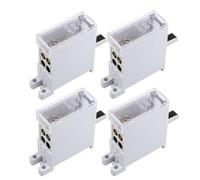 Bornier de disjoncteur, interrupteur enfichable 1 en 2/3/4/6 sorties, connecteur rapide sans bande, PC ignifuge(Type 63 (1 Inlet 4 Outlets))