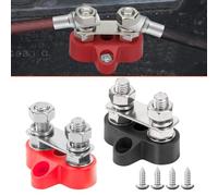 Bornier de Distribution D'alimentation de Batterie, Bornier de Batterie À Double Borne, Bornier de Batterie À Borne, Bornes de Barre de Bus Isolées pour Automobile, Véhicule Plaisance Et Bateau