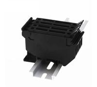 Bornier de rail DIN UK-5-HESI, 50 pièces, connecteur noir, fusible à vis, connecteur de bornier, porte-fusible à vis, conducteur 24 V 220 V(24V LED light,2A)