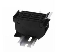 Bornier de rail DIN UK-5-HESI, 50 pièces, connecteur noir, porte-fusible à vis, conducteur 24 V/220 V(Without LED light,10A)