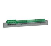 Bornier de répartition IP2X - Terre - Connexion automatique - 13 modules