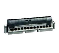 BORNIER DE RÉPARTITION IP 2X PHASE 1 CONNEXION 6 À 25 MM² NOIR L 141 MM LEGRAND 004855