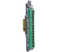 IP 2X terminal block - earth (green) - 1 x 6 to 25