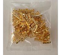 Bornier de type U, connecteurs à sertir en laiton 0,5-1,5 mm², 14,8 × 4,4 × 4,3 mm, pour câblage électrique industriel et panneaux de commande