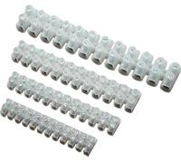 Bornier domino BKL Electronic 073400/10 flexible: - rigide: 4-4 mm² Nombre de pôles: 12 blanc 10 pc(s)