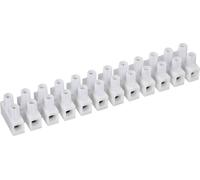 TRU Components Bornier domino 523702 – 12 pôles blanc flexible/rigide 0,5–1,5 mm² 10 pc