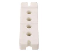 Bornier en Céramique à Quatre Circuits 100a pour Four Électrique | Surface Lisse et Dense, Isolation Stable, Résistance à Corrosion, pour Réparation D’équipements de Chauffage