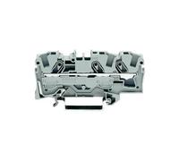 Bornier Gris Wago 2006-1301 - 3 Conducteurs - Convient pour Applications EX - 800V - 41A