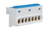 Bornier N 7 racc. IP2X - COFFRET DISTRIBUTION HAGER GZ07N