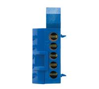 Zenitech Bornier Thomson neutre bleu 6 connexions