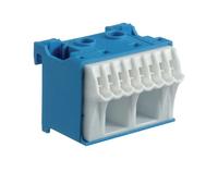 Bornier neutre sanvis 8x4mm2 + 2x25mm2 63A - HAGER KN10N