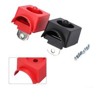 Bornier onduleur de stockage d'énergie, connecteur M6 haute intensité pour 150 A DC1000 V, terminal en cuivre ignifuge PBT avec fixation à vis, clôture (rouge + noir)